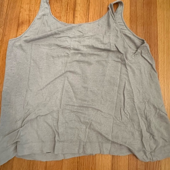 EILEEN FISHER Sequin Light Knit Gray Tank Top Size XL(v) - Picture 4 of 12